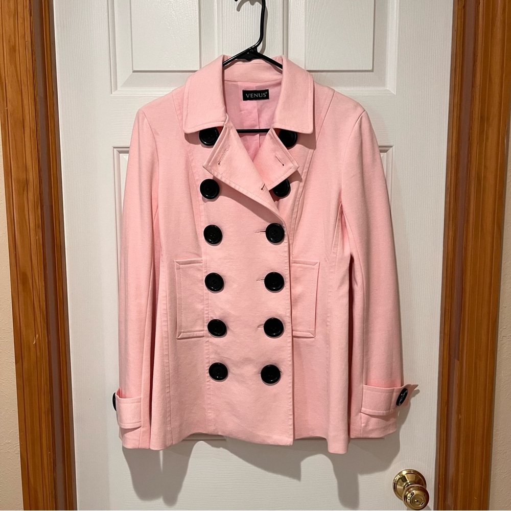 Venus Blush Pink Peacoat Size Small